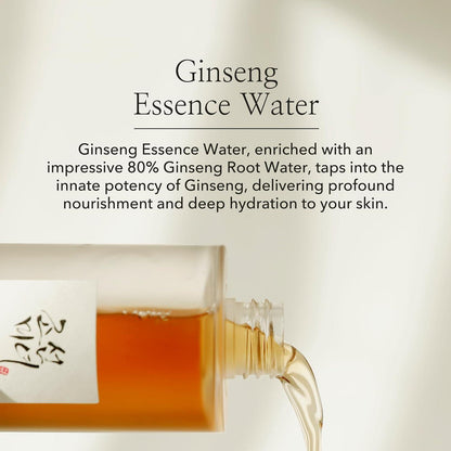 Essence hydratante au ginseng pour confort et éclat du teint